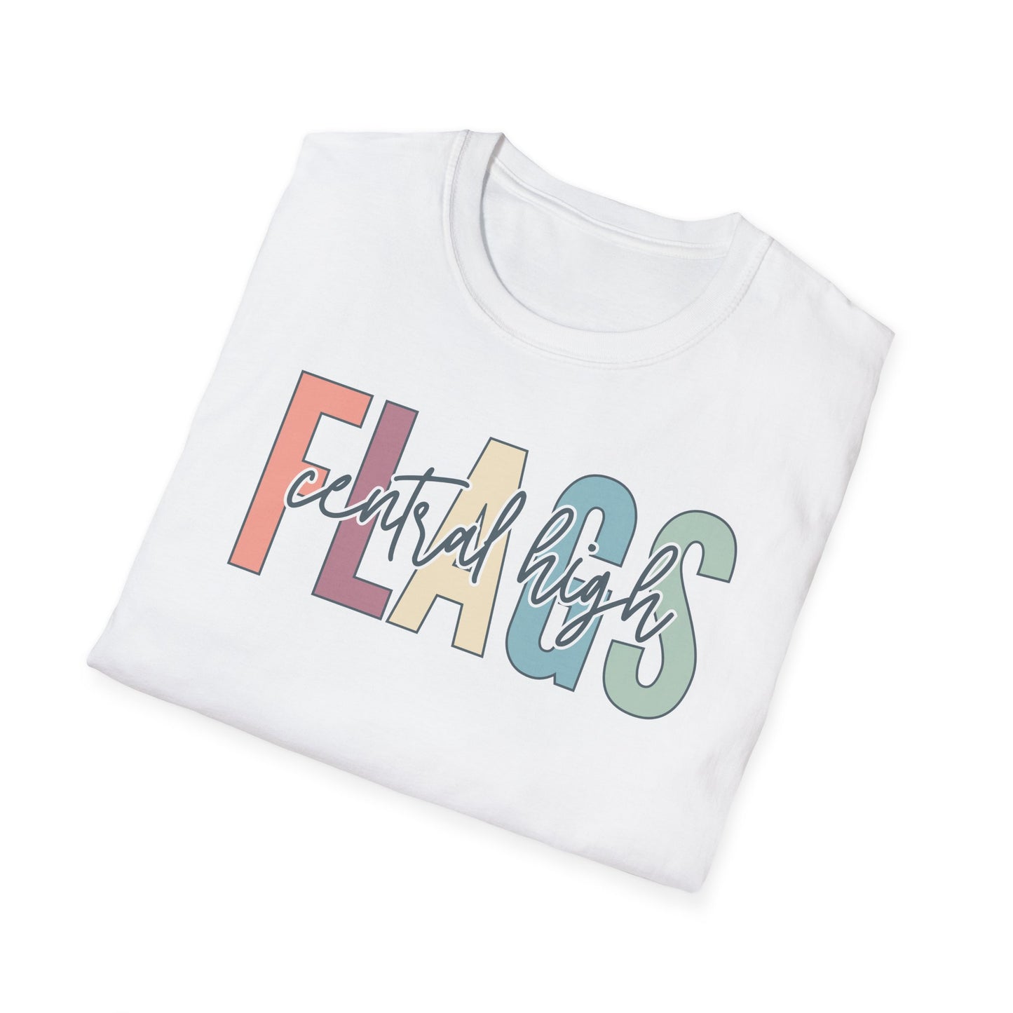 Starting Line Design Co - Custom Colorful Varsity Flags Tee