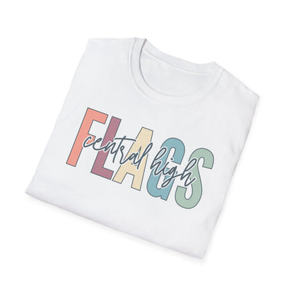 Starting Line Design Co - Custom Colorful Varsity Flags Tee