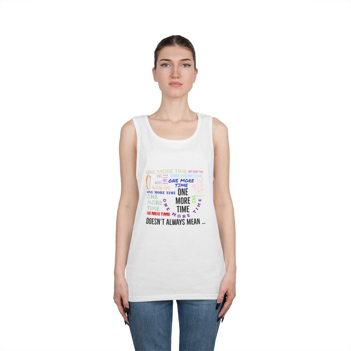 Pastel Word‑Art Tank — Marching Life (Unisex)