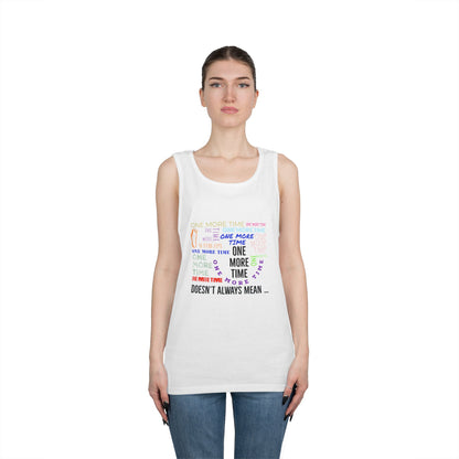 Pastel Word‑Art Tank — Marching Life (Unisex)