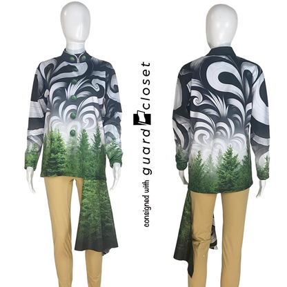 103 Black Green White Nature Trees Performance Tops by Prop Vinyls
