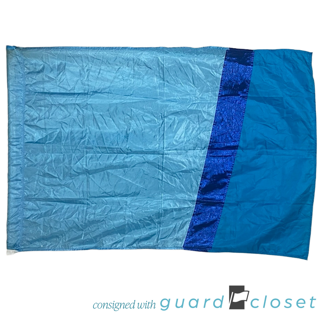 10 Shades of Blue Vertical Stripe Flags