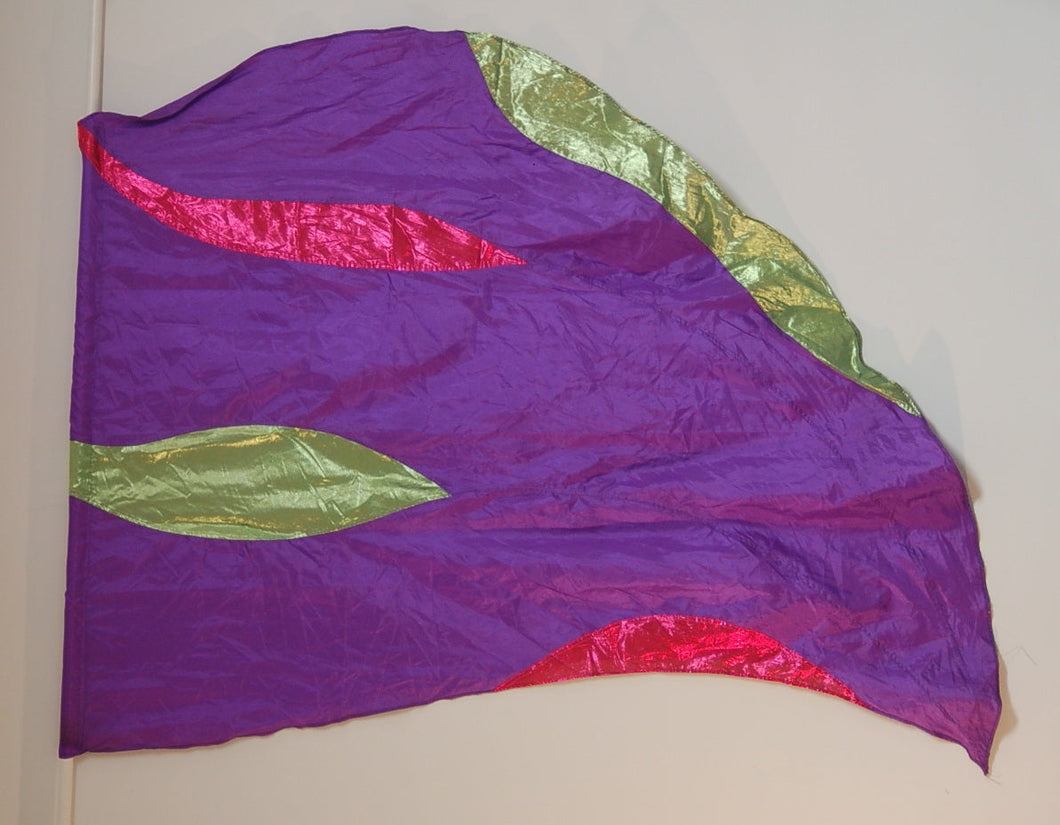 16 Purple/pink/green Flags