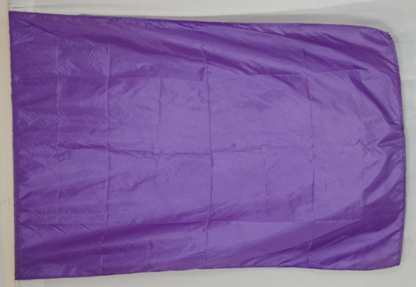 13 Solid Purple Flags