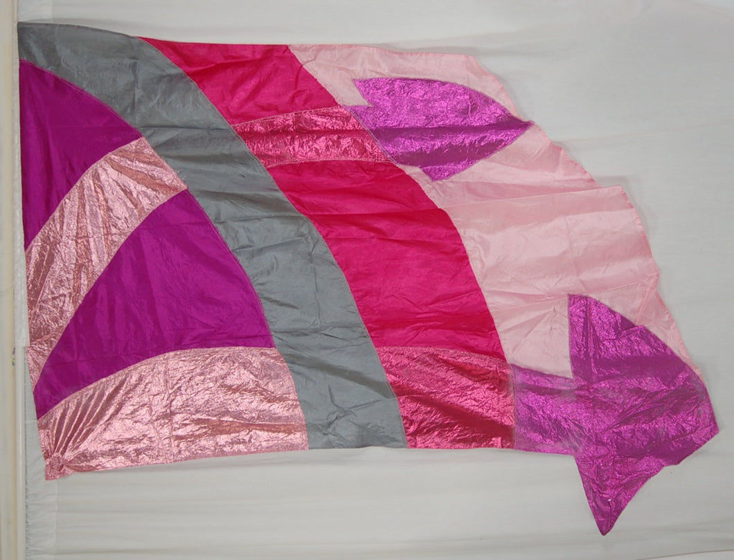 12 Pink Arrow Flags