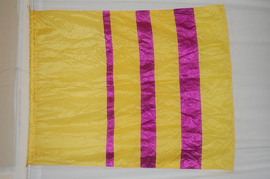 21 Magenta Yellow Vertical Stripe Flags