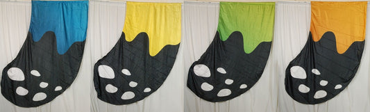 41 Butterfly Wing Flags by R&S Marching Arts