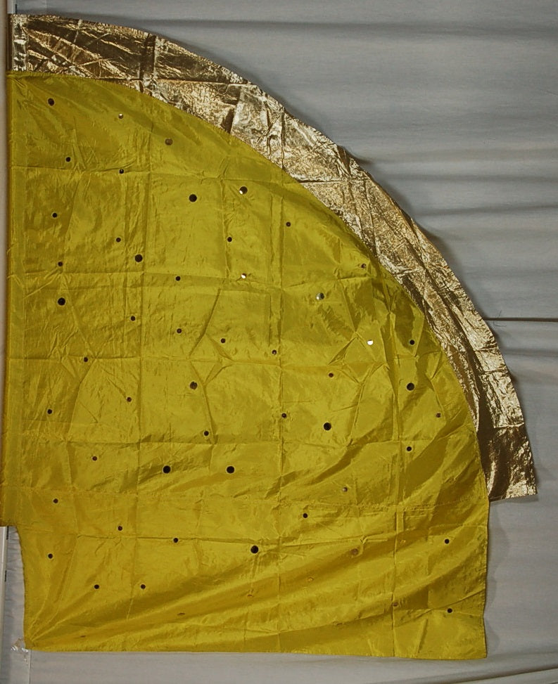 12 Gold Yellow Flags