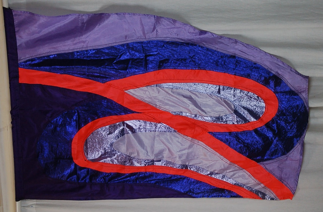 12 Purple Orange Flags