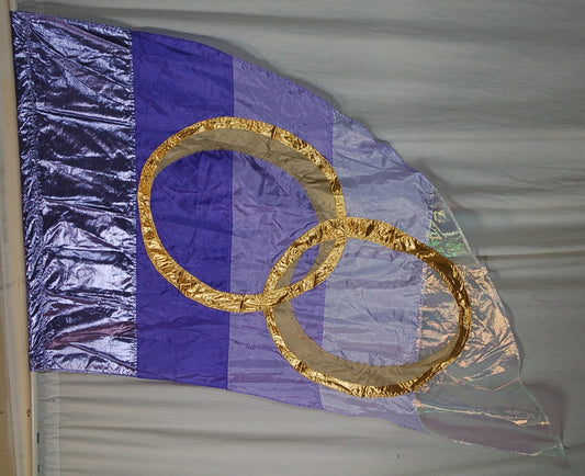29 Purple Gold Ring Flags