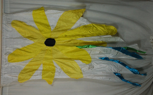 7 Yellow Daisy Flags