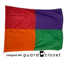 Load image into Gallery viewer, 12 Multi Color Block Flags - Varied Styles
