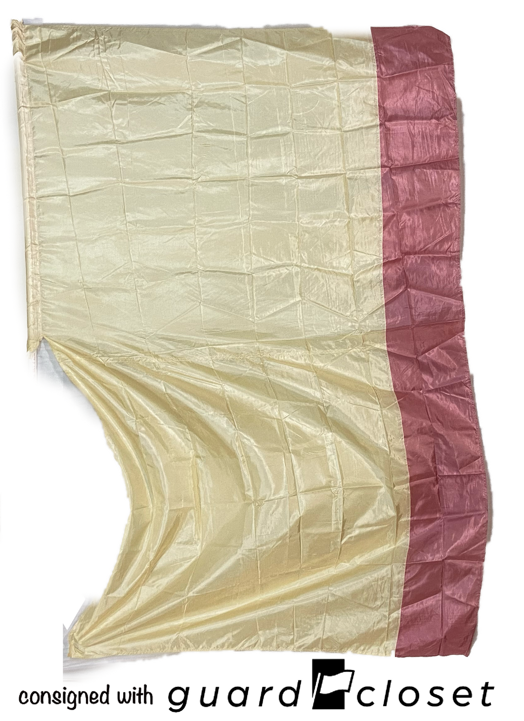 21 Ivory/mauve Color Block Swing Flags