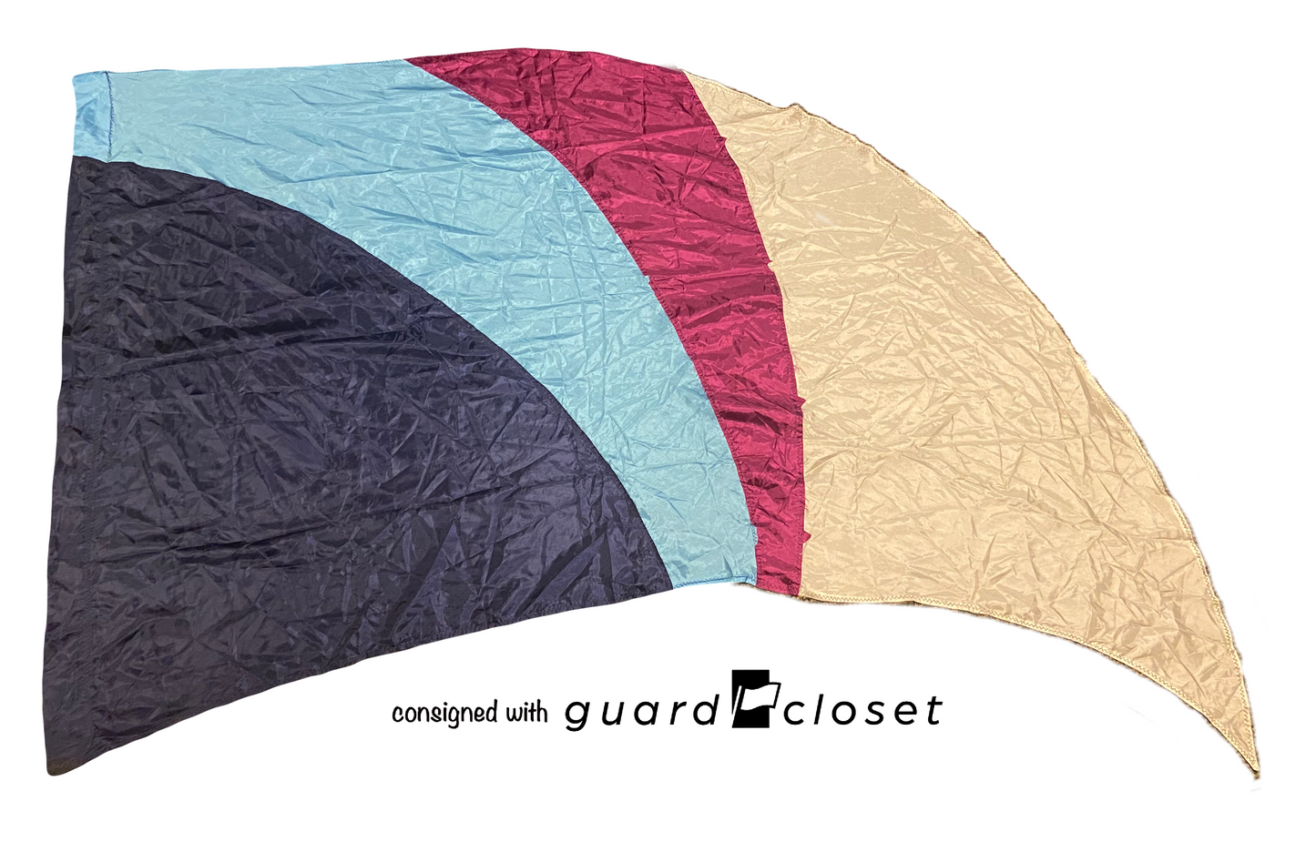 5 blue maroon white swing flags