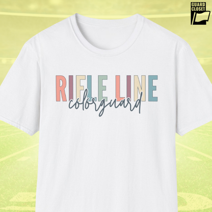 Starting Line Design Co - Rifle Line Colorful Varsity Tee