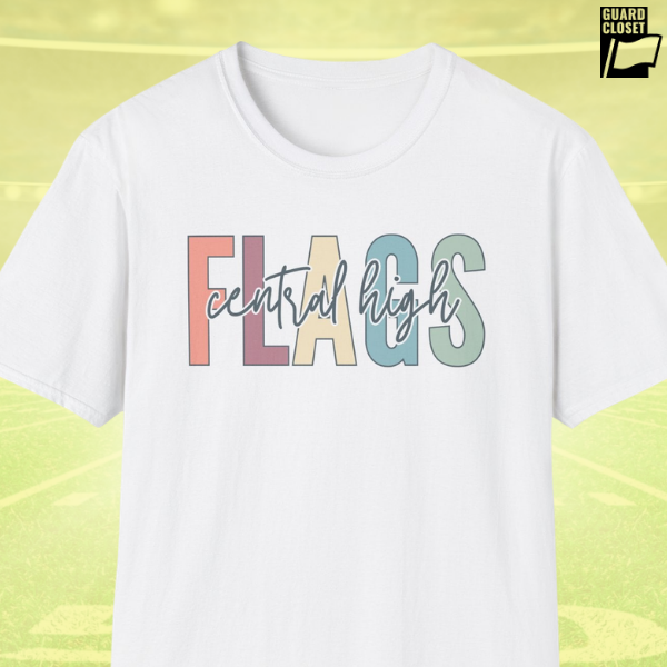Starting Line Design Co - Custom Colorful Varsity Flags Tee