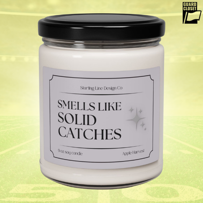 Starting Line Design Co - 'Smells Like Solid Catches' - Funny Colorguard Winterguard Candle