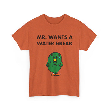 MR. WANTS A WATER BREAK Tee — Playful Band & Crew Shirt