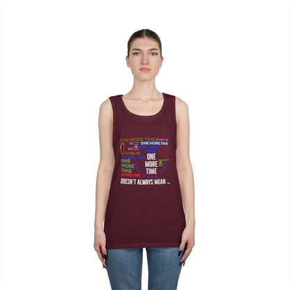 Pastel Word‑Art Tank — Marching Life (Unisex)