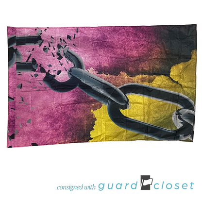 Multi Color Broken Chain Flags | Kazara | Set of 12