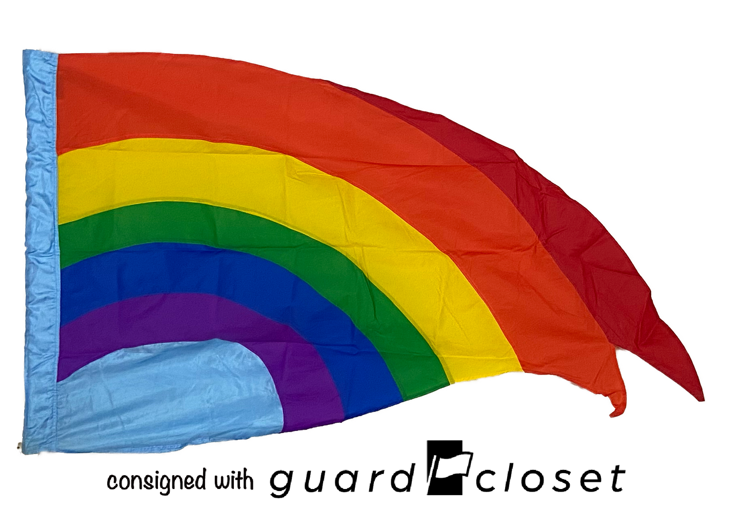 14 curved rainbow flags by McCormick's
