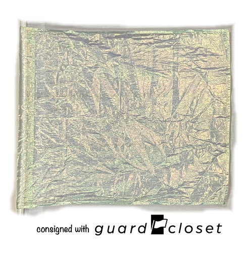 12 solid light green iridescent flags guardcloset