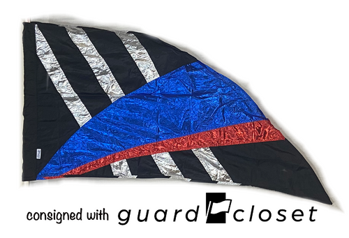 17 red black blue silver patriotic flags Style Plus