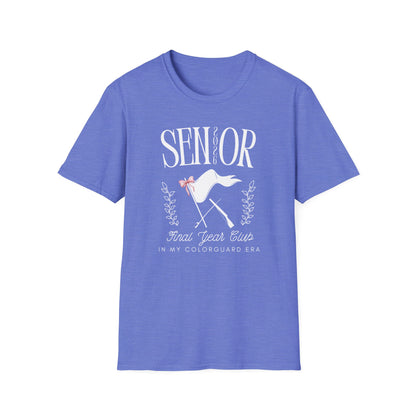 Starting Line Design Co - Custom Graduation Year Colorguard Senior Social Club Tee