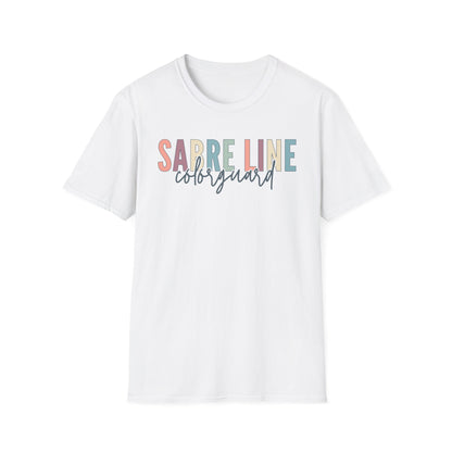 Starting Line Design Co - Sabre Line Colorful Varsity Tee