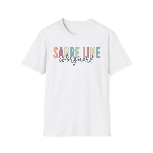 Starting Line Design Co - Sabre Line Colorful Varsity Tee