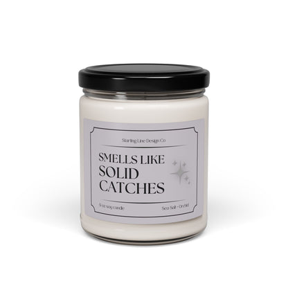 Starting Line Design Co - 'Smells Like Solid Catches' - Funny Colorguard Winterguard Candle