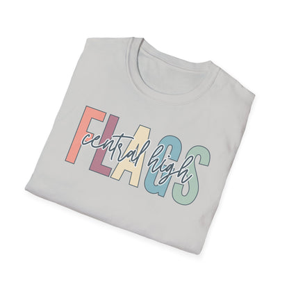 Starting Line Design Co - Custom Colorful Varsity Flags Tee