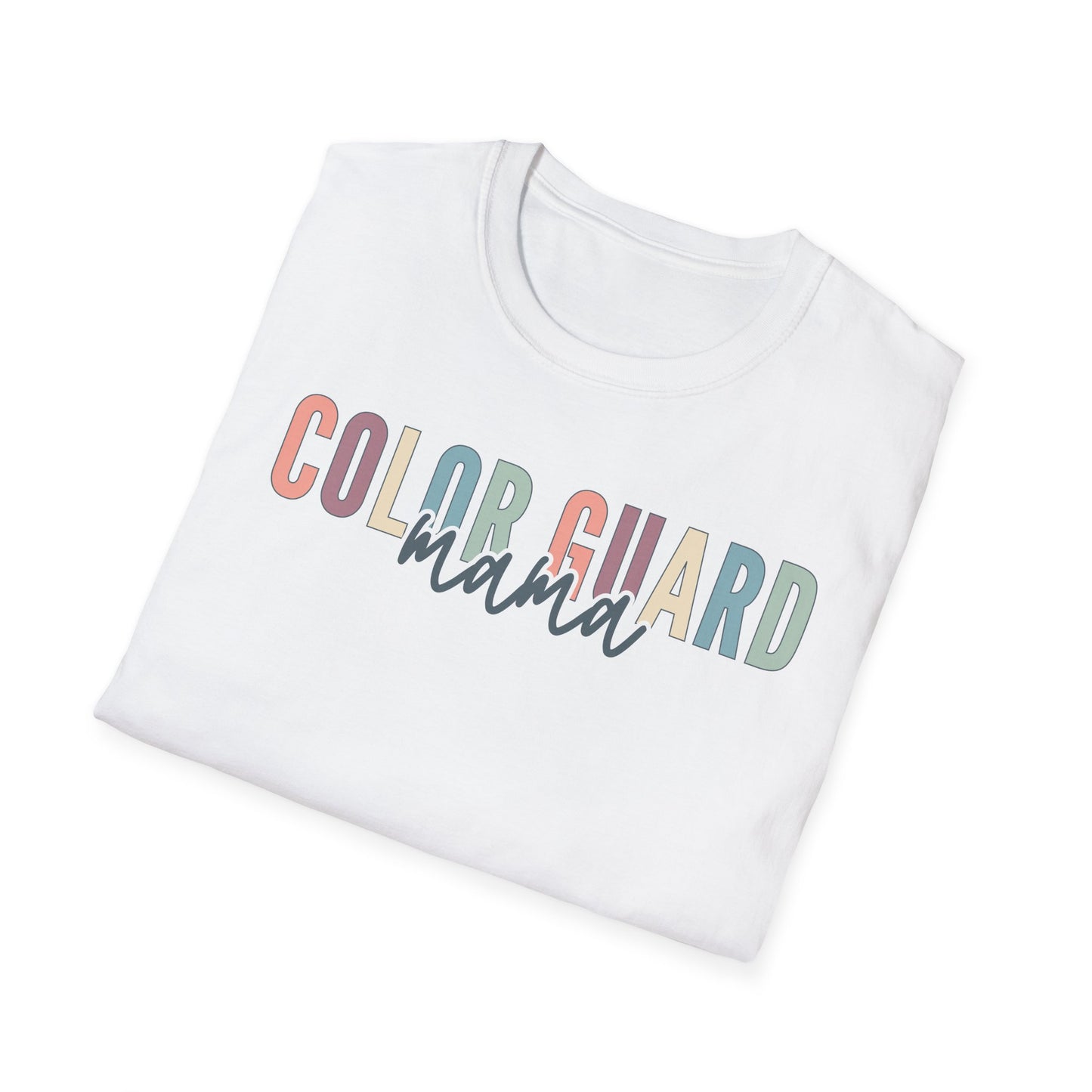 Starting Line Design Co - Custom Colorguard Colorful Varsity Tee for Mama, Grandma, Sister, Auntie, etc.