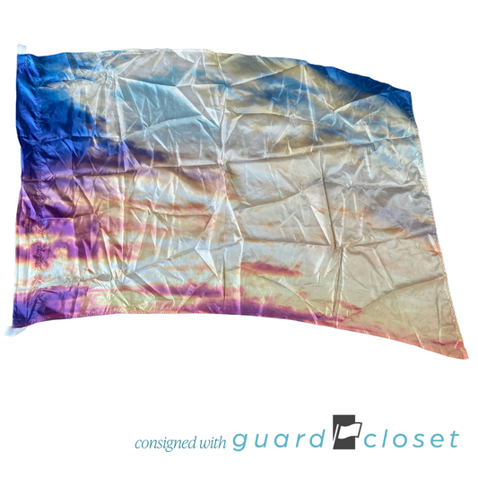 10 Pastel Sunrise Sunset Flags 560610 by Band Shoppe