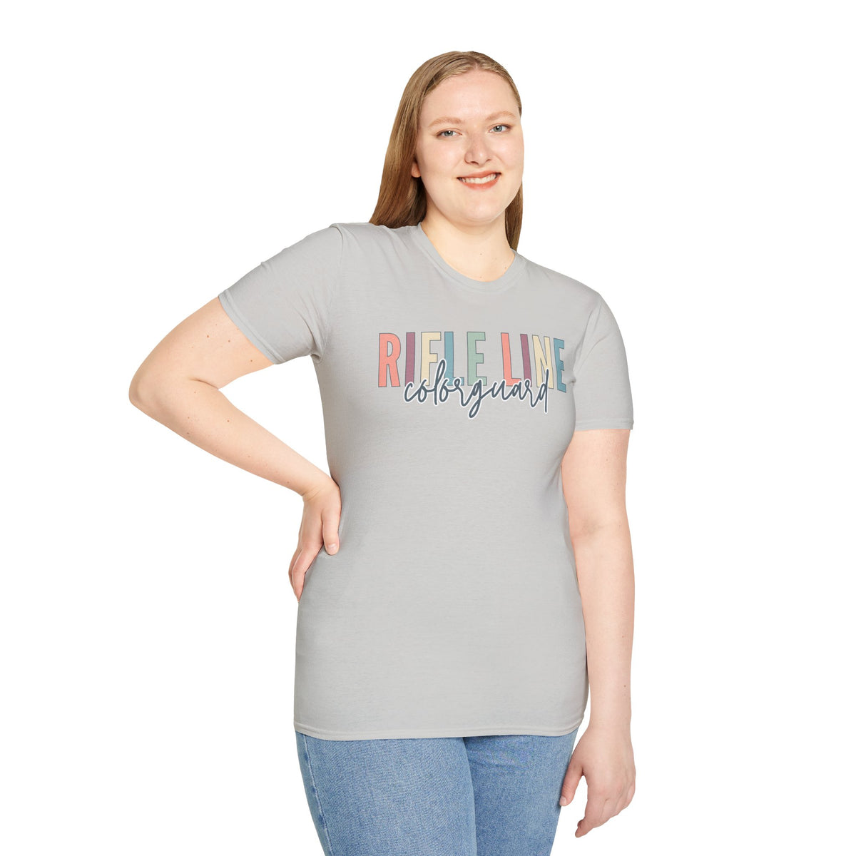 Starting Line Design Co - Rifle Line Colorful Varsity Tee
