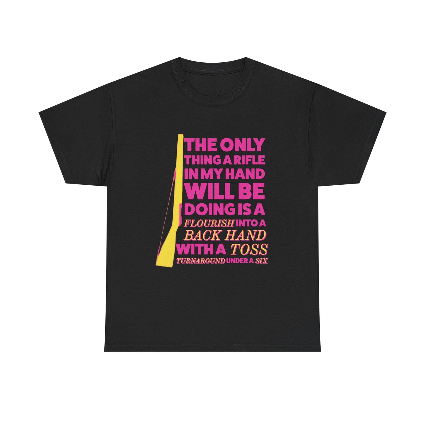 Rifle Flourish Graphic Tee — Colorguard & Marching Arts