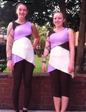 5 Purple white Tunics + 4 Pants by A Wish Come True