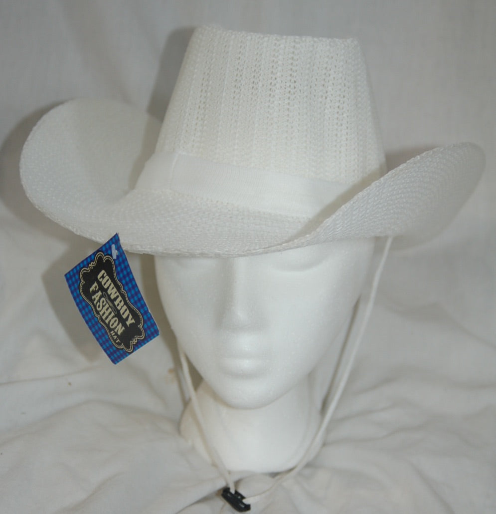 12 White Cowboy Hats