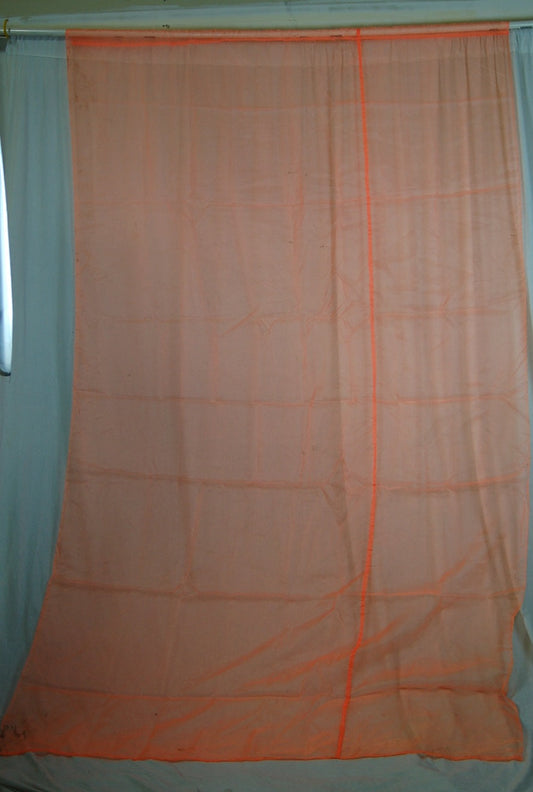 11 solid orange banners