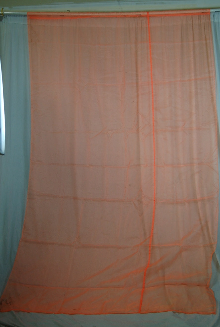 11 solid orange banners