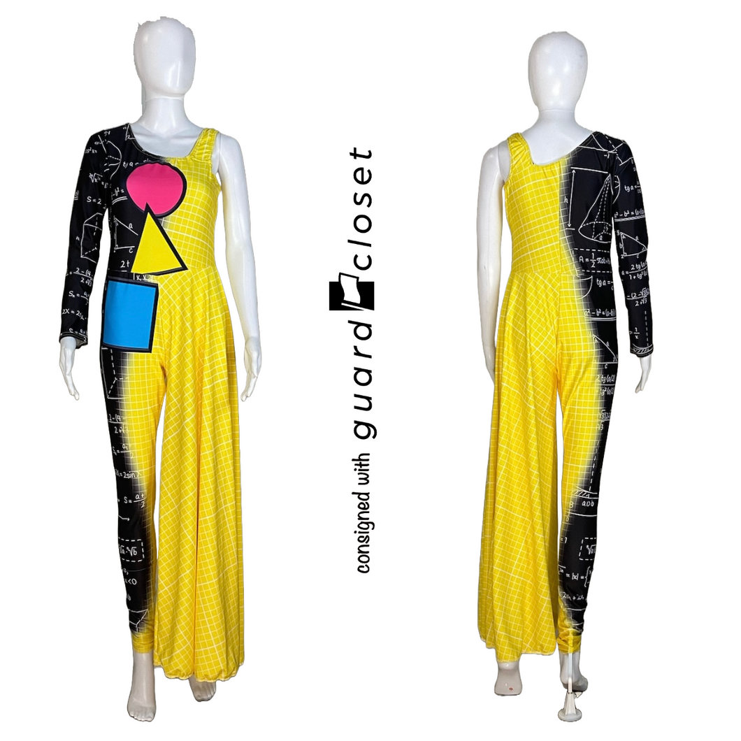 12 Long Sleeve Asymmetric Stem Math Unitards by StylePlus
