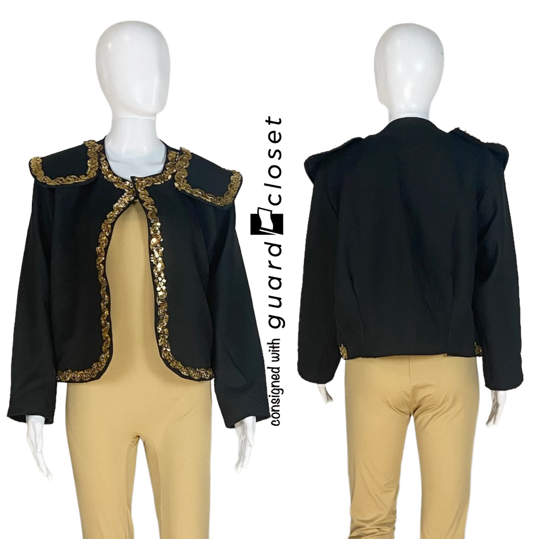11 Black With Gold Trim Matador Style Jackets