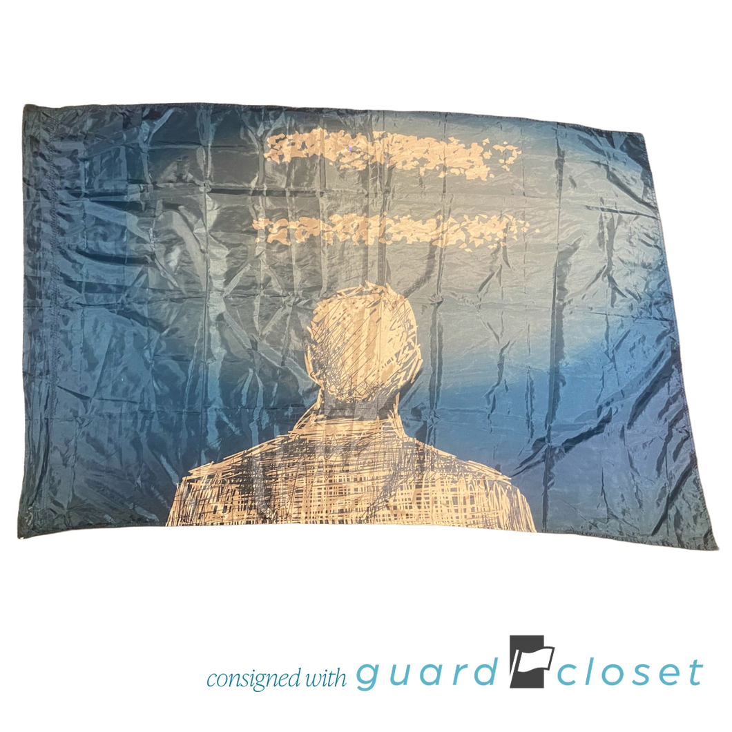 10 Blue Shaded Blurred Thoughts Flags by Field & Floor FX