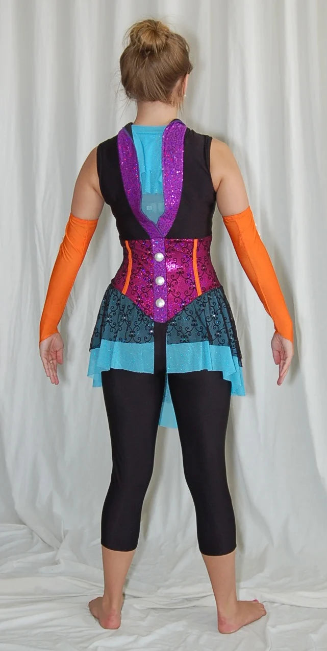 11 multicolor "backwards" Uniforms by A Wish Come True