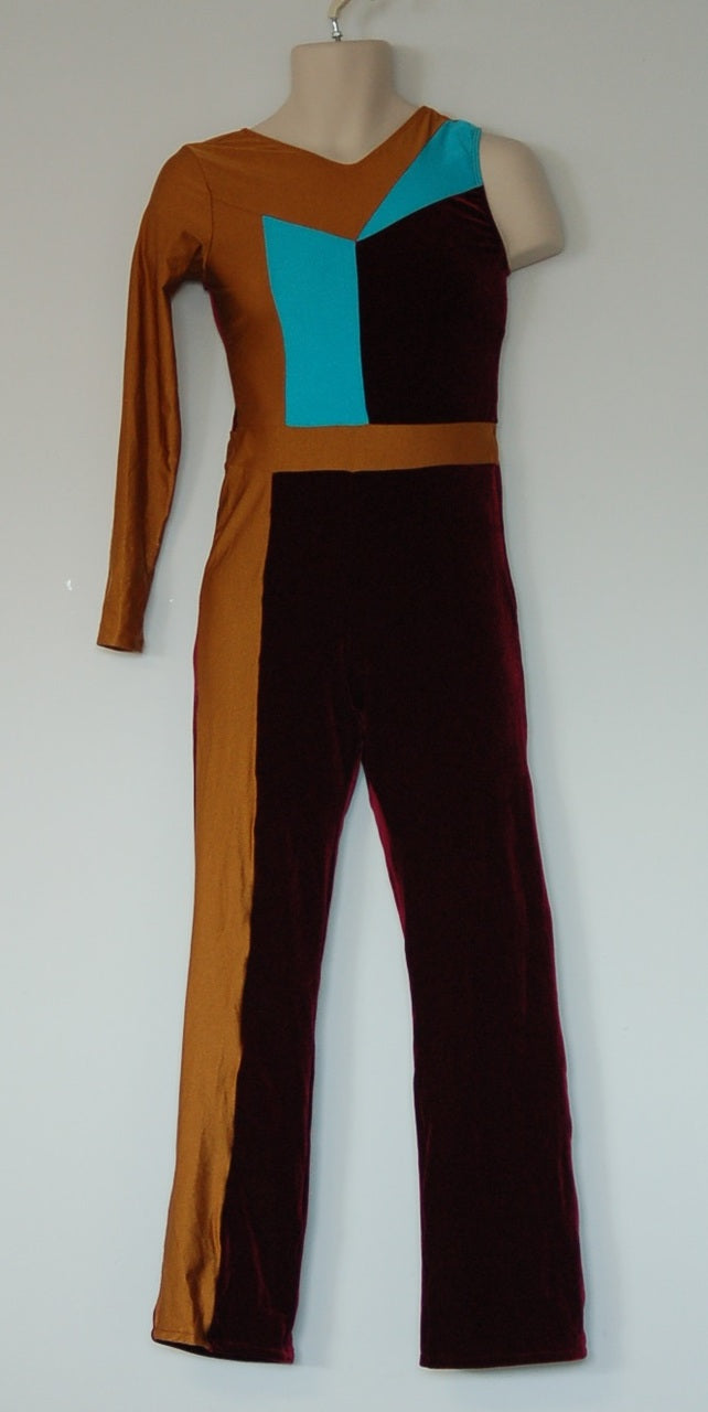 6 brown/aqua uniforms