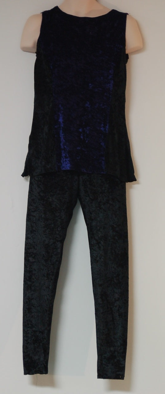 4 Black Bottoms + 6 Purple/black Tops