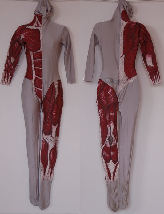 7 Human Body Morphsuits (6 As Shown, 1 Is Not Painted)