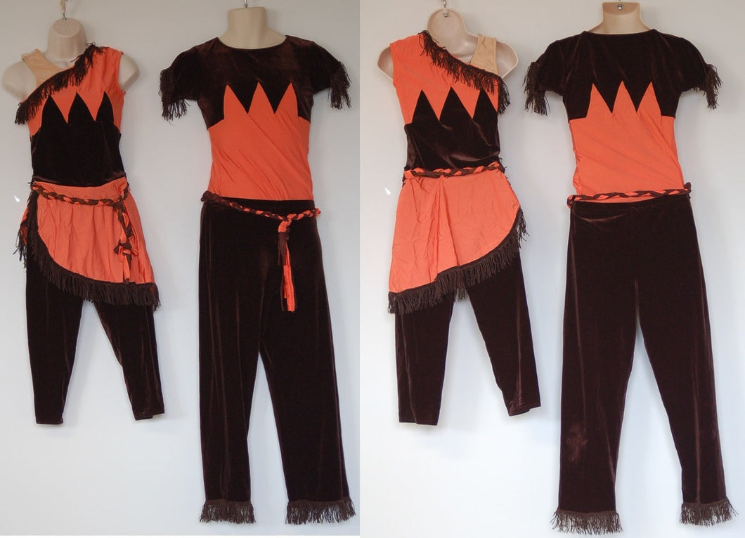 15 Orange/brown Uniforms