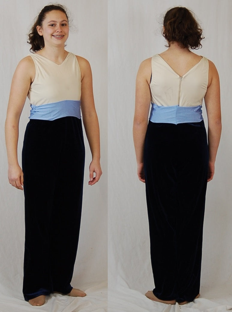 16 Beige/black/blue Uniforms (one Piece)- Varied Style Tops