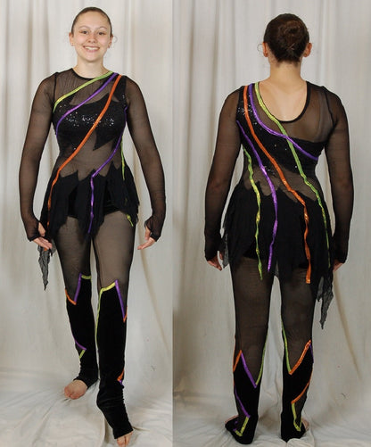 43 Black multi Color Ribbon Algy Uniforms